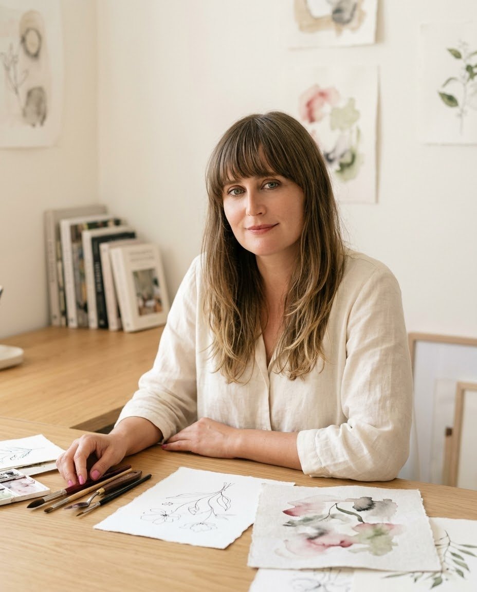 Retrato de Laura Vázquez, ilustradora